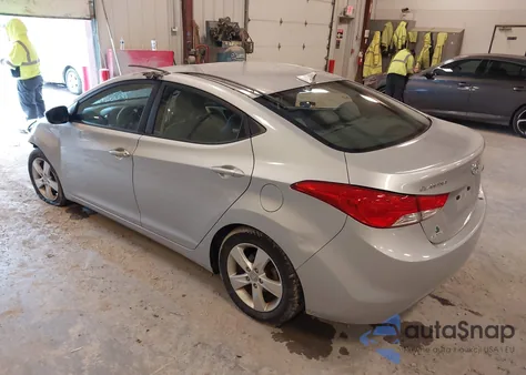2011 Hyundai Elantra Gls from USA, damaged, VIN 5NPDH4AE9BH002718